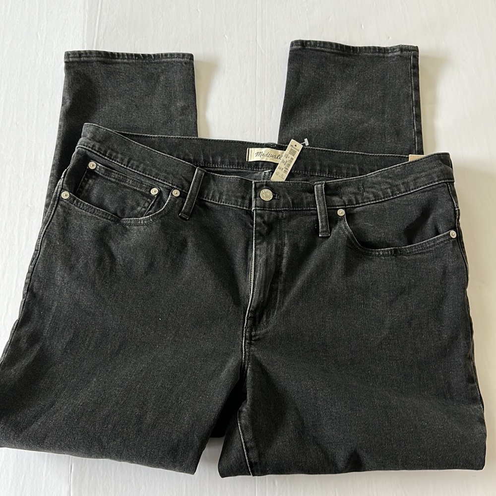Madewell Tomboy Straight Jeans in Lunar Wash Size 33 NWT - Picture 15 of 15
